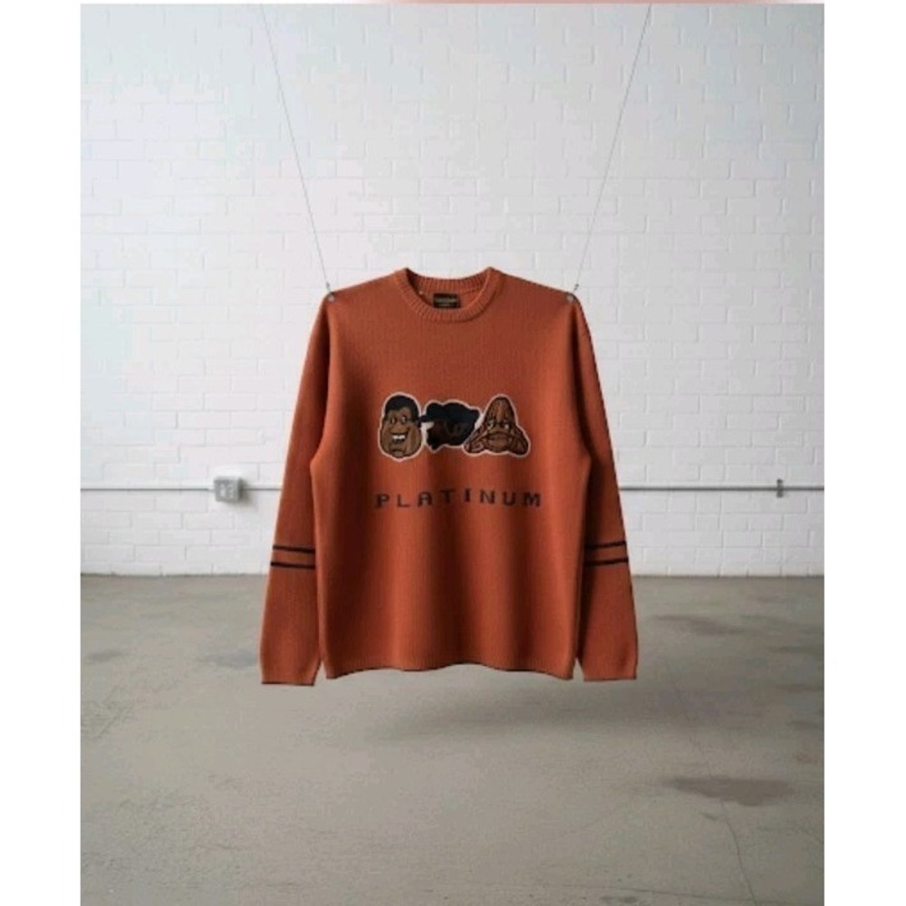 Fubu Platinum Fat Albert Junkyard Gang Sweater Mens 90s Archive Streetwear 2XL